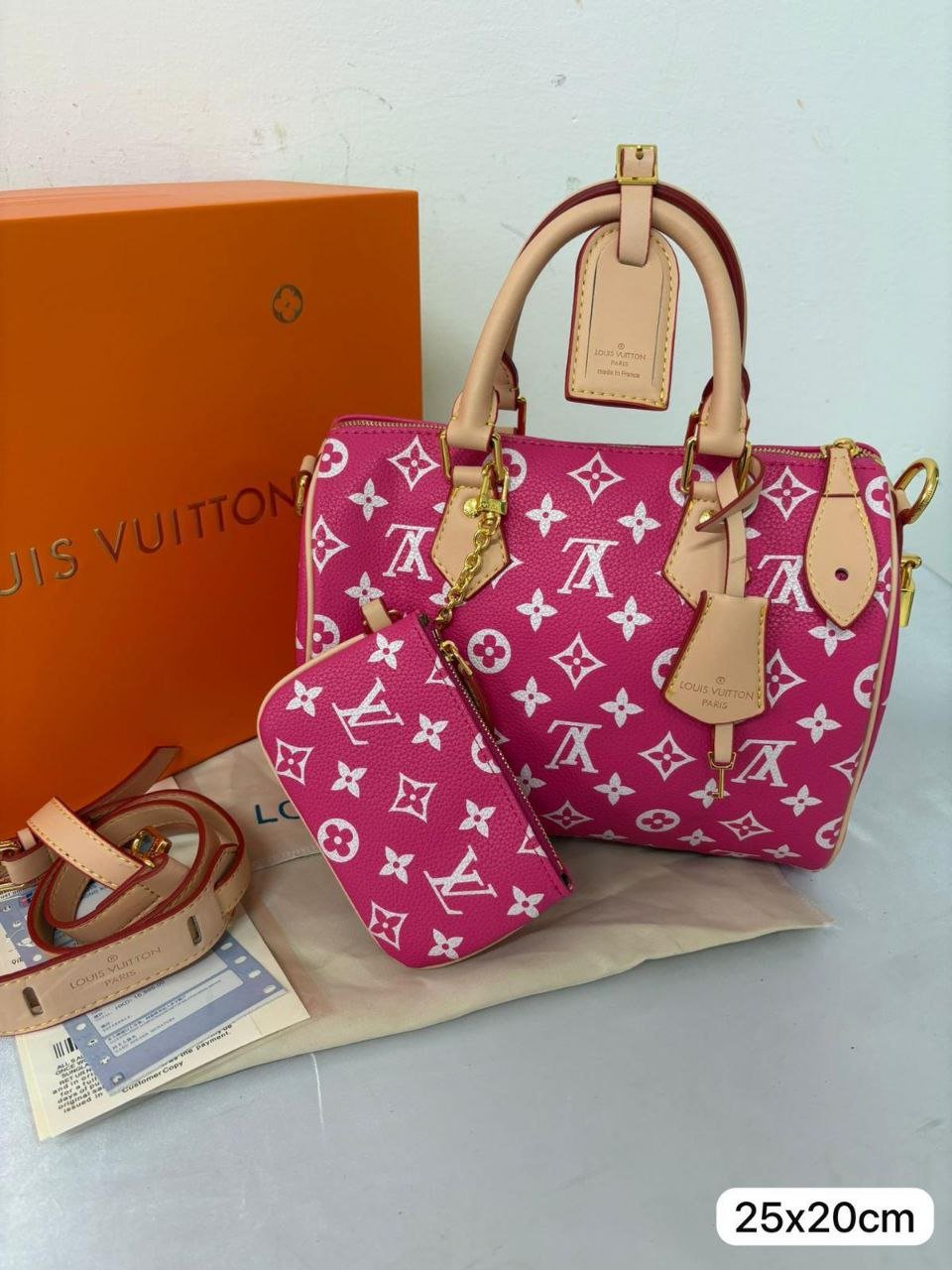 Louis Vuitton pink monogram
