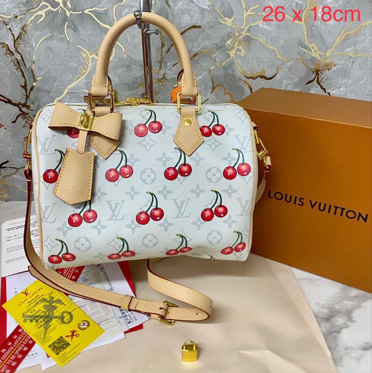 Louis Vuitton White cherry