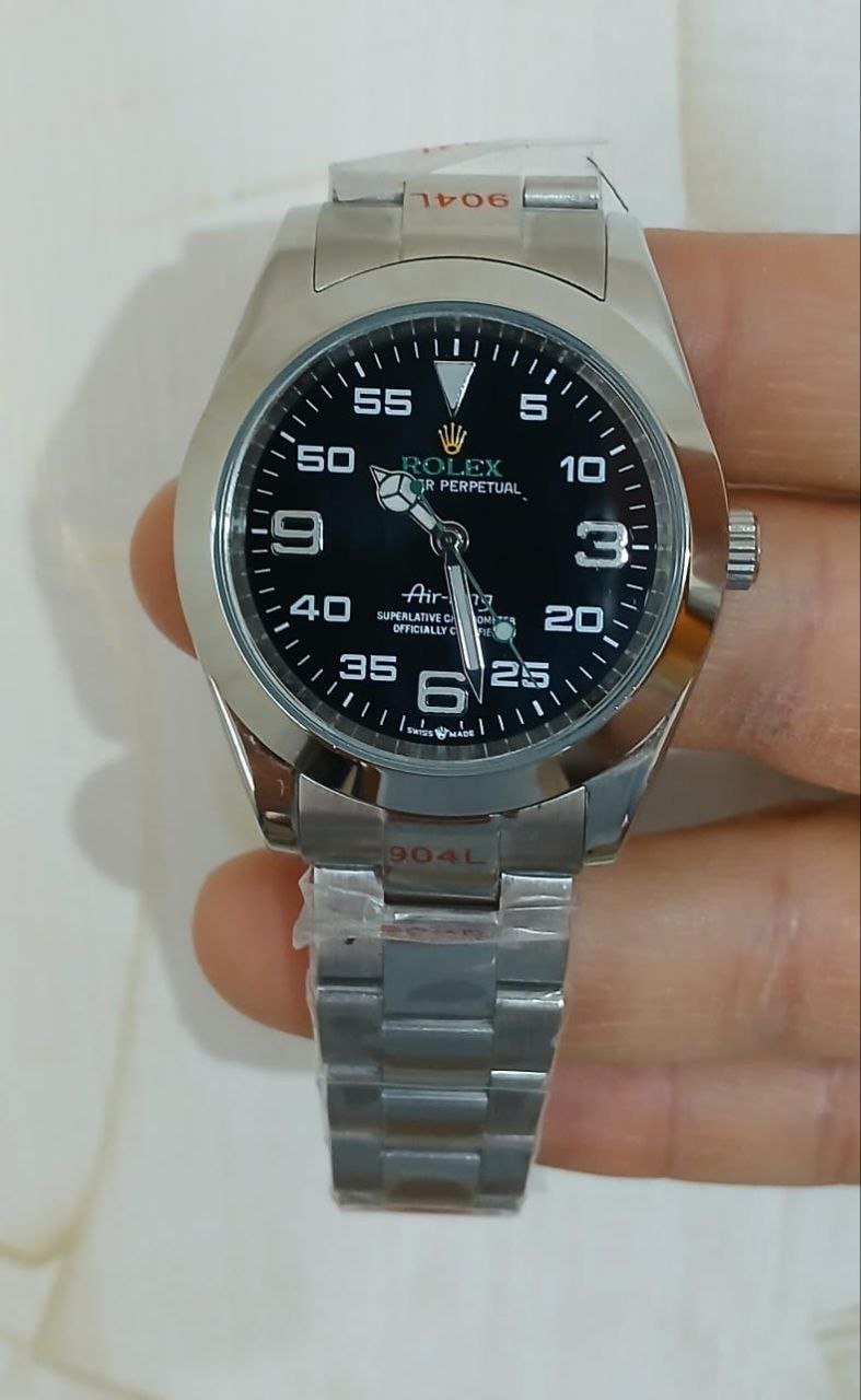 Rolex Air-King - Orologio Stile Aviazione in Acciaio – Movimento Miyota & Vetro Zaffiro