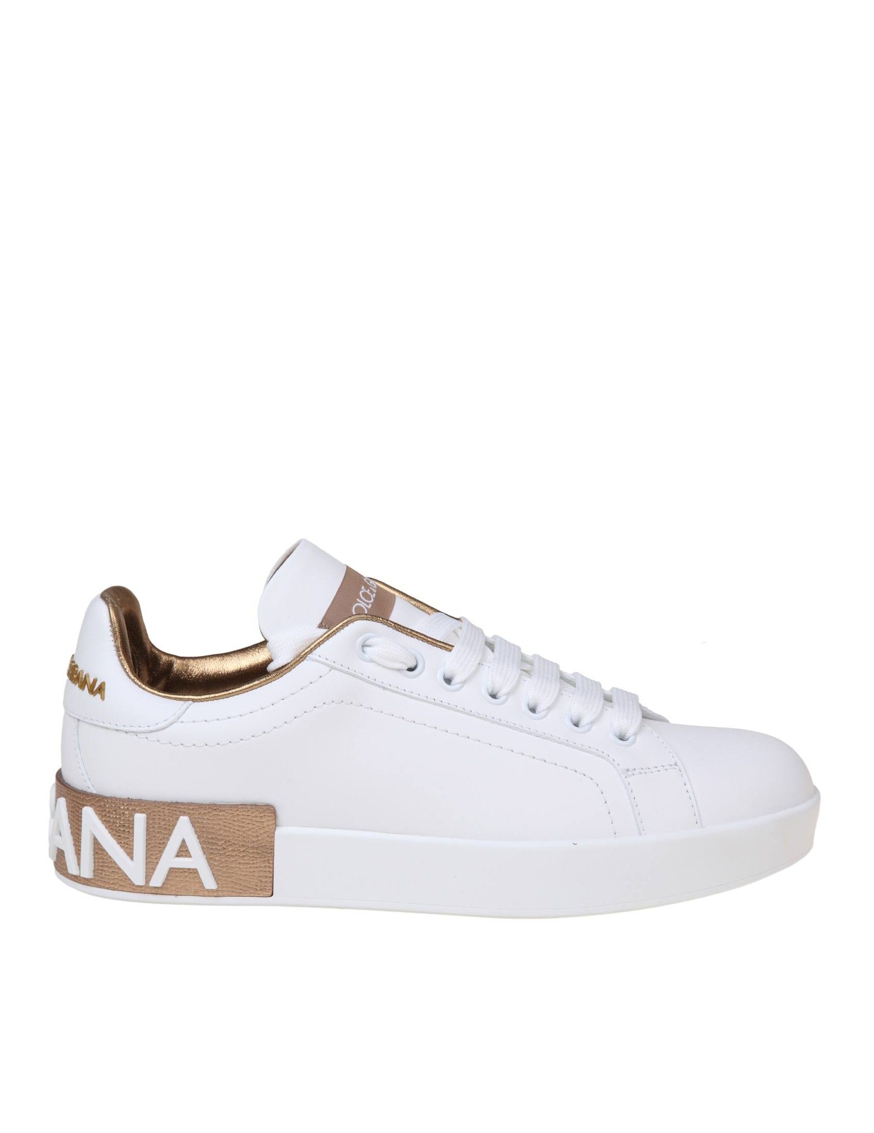 Dolce e gabbana Sneaker Portofino oro/bianca