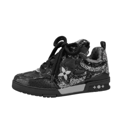 LOUIS VUITTON Skate Trainer nera Swarovski Monogran