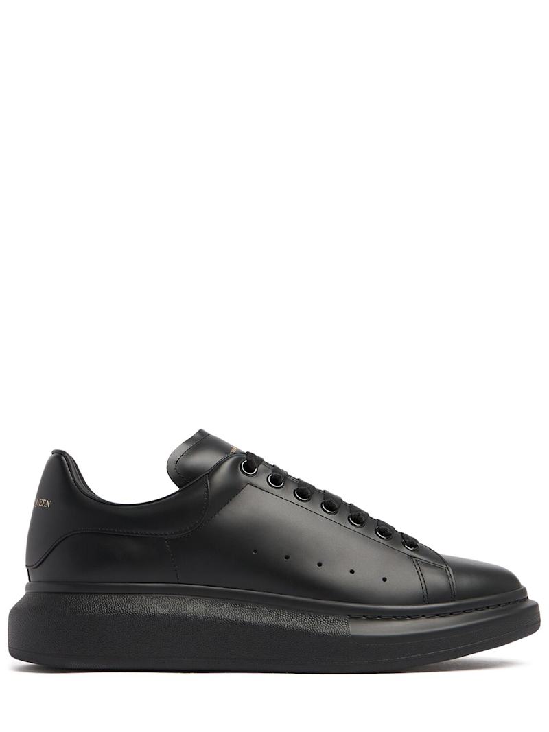 Alexander mcqueen total black in pelle