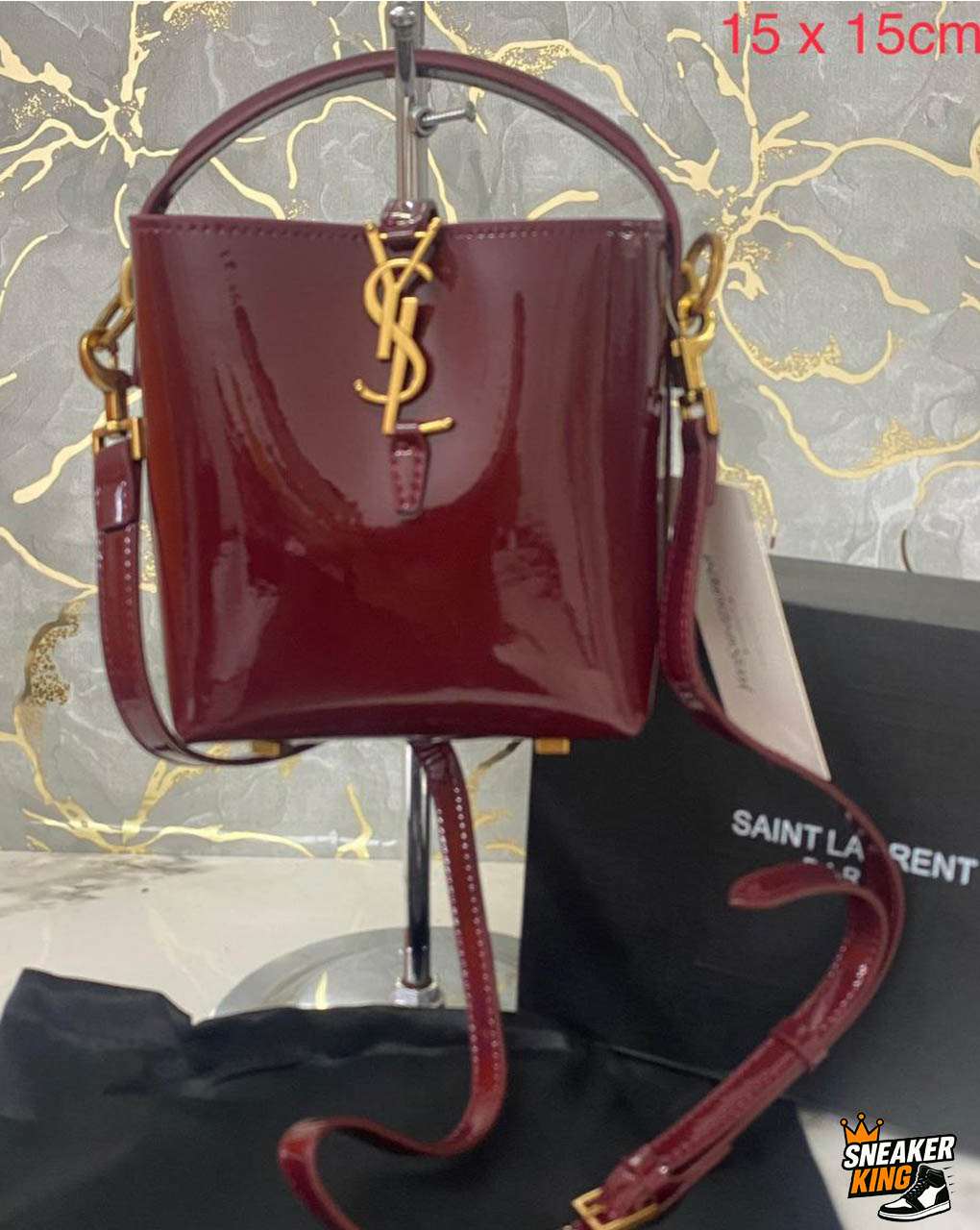 Saint laurent borsa bordeaux